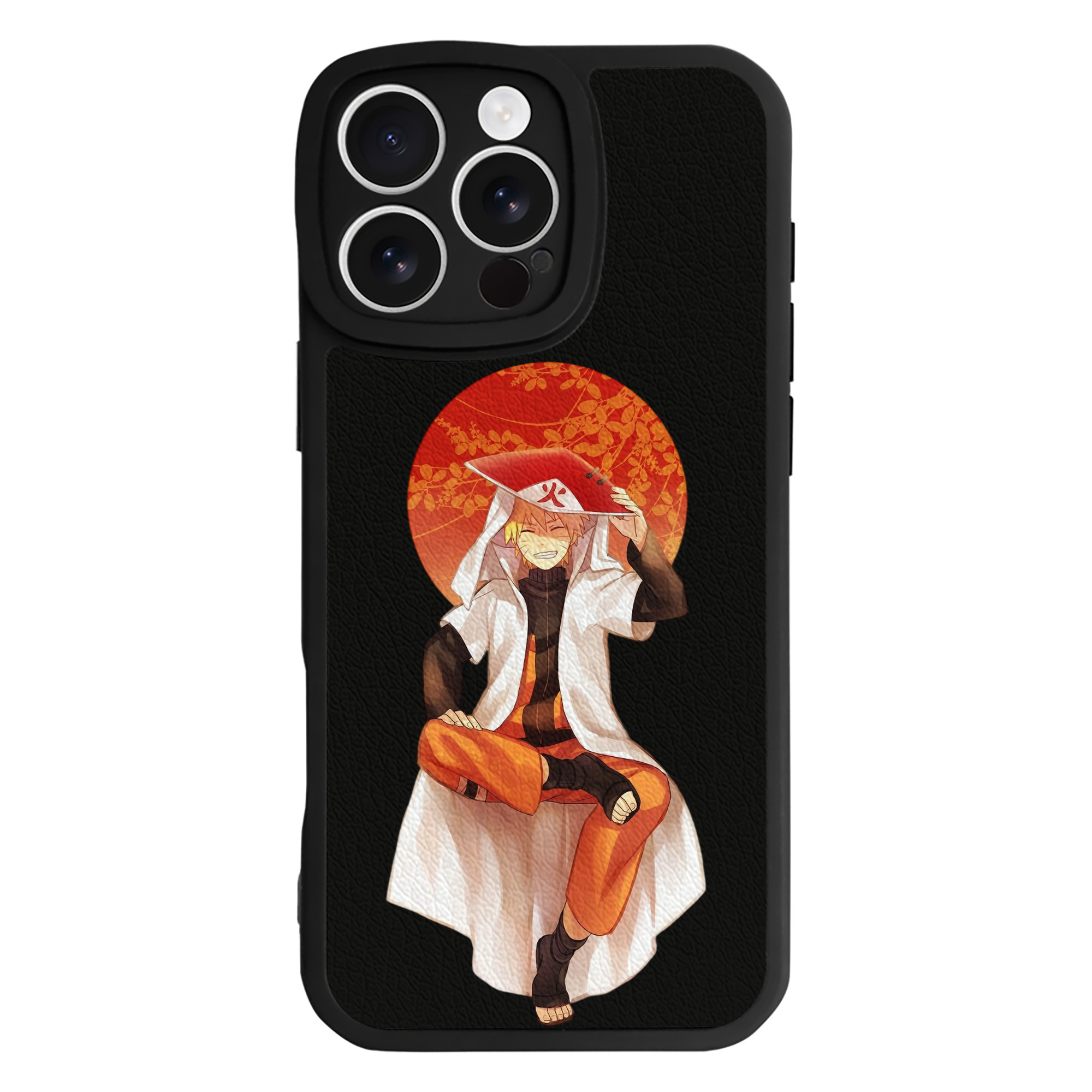 （画像用） NARUTO -ナルト- うずまき ナルト Uzumaki Naruto 【iPhone 16シリーズ対応】シリコンスマホケース（レザー調） 材質：シリコン